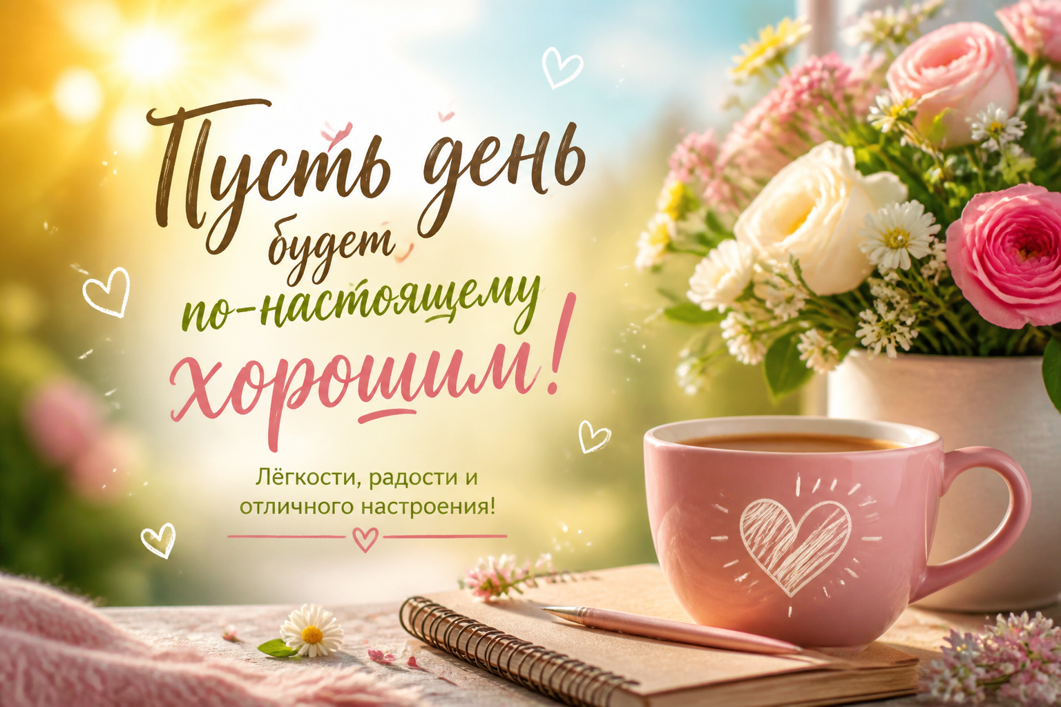 хорошего дня пожелания и картинки — иллюстрация к статье «хорошего дня пожелания и картинки»