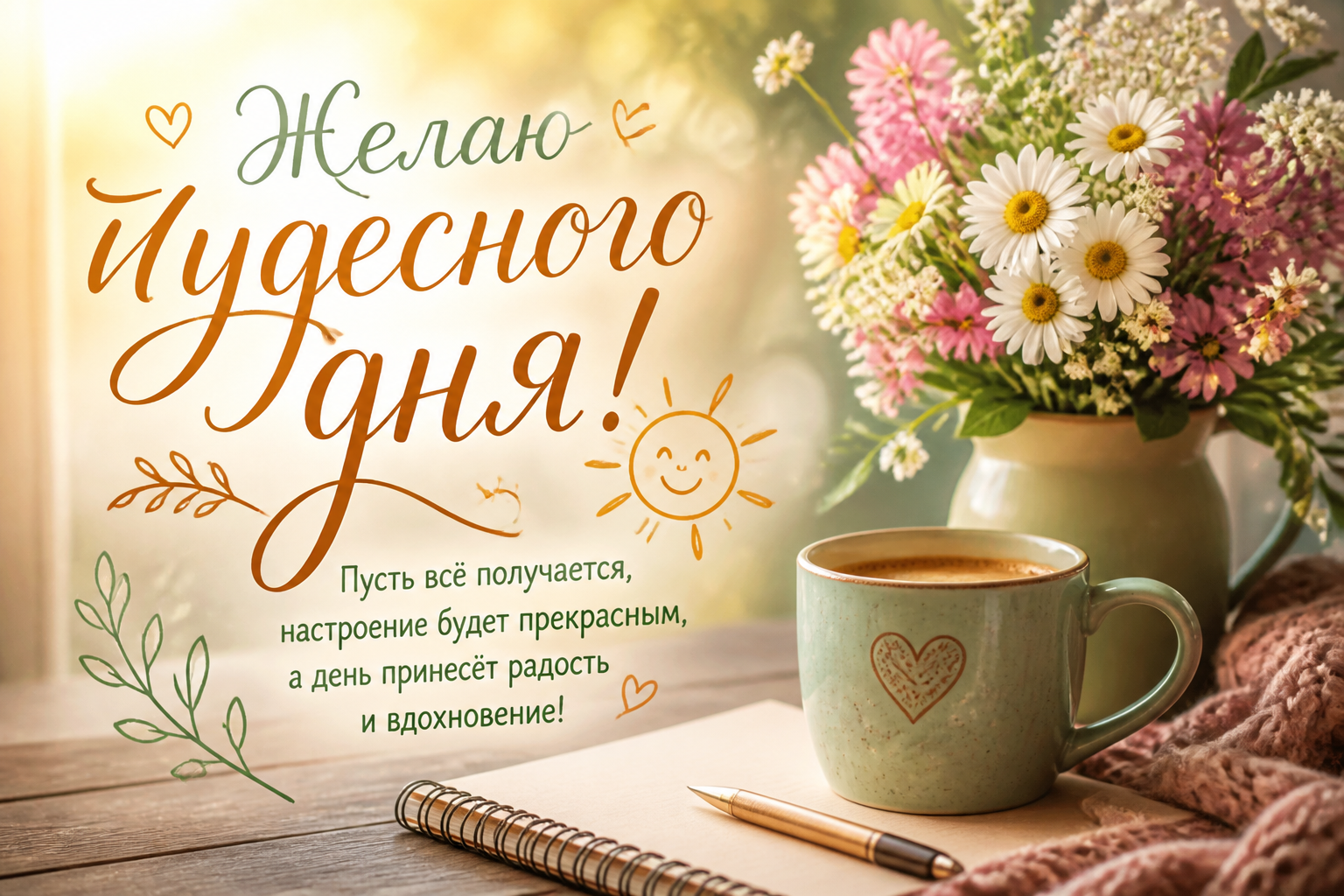 хорошего дня пожелания и картинки — иллюстрация к статье «хорошего дня пожелания и картинки»