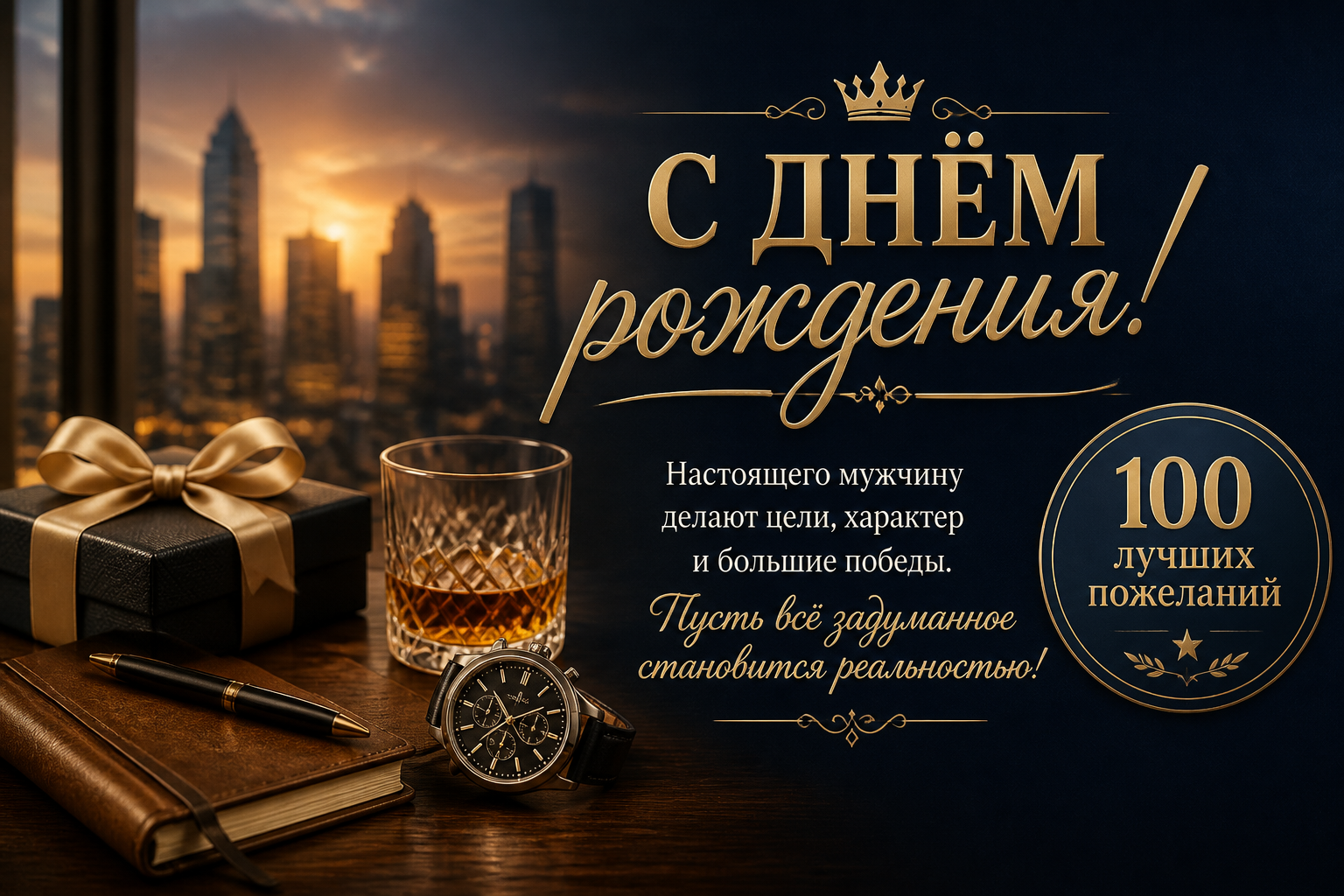 с днем рождения мужчине лучшие 100 пожеланий — иллюстрация к статье «с днем рождения мужчине лучшие 100 пожеланий»