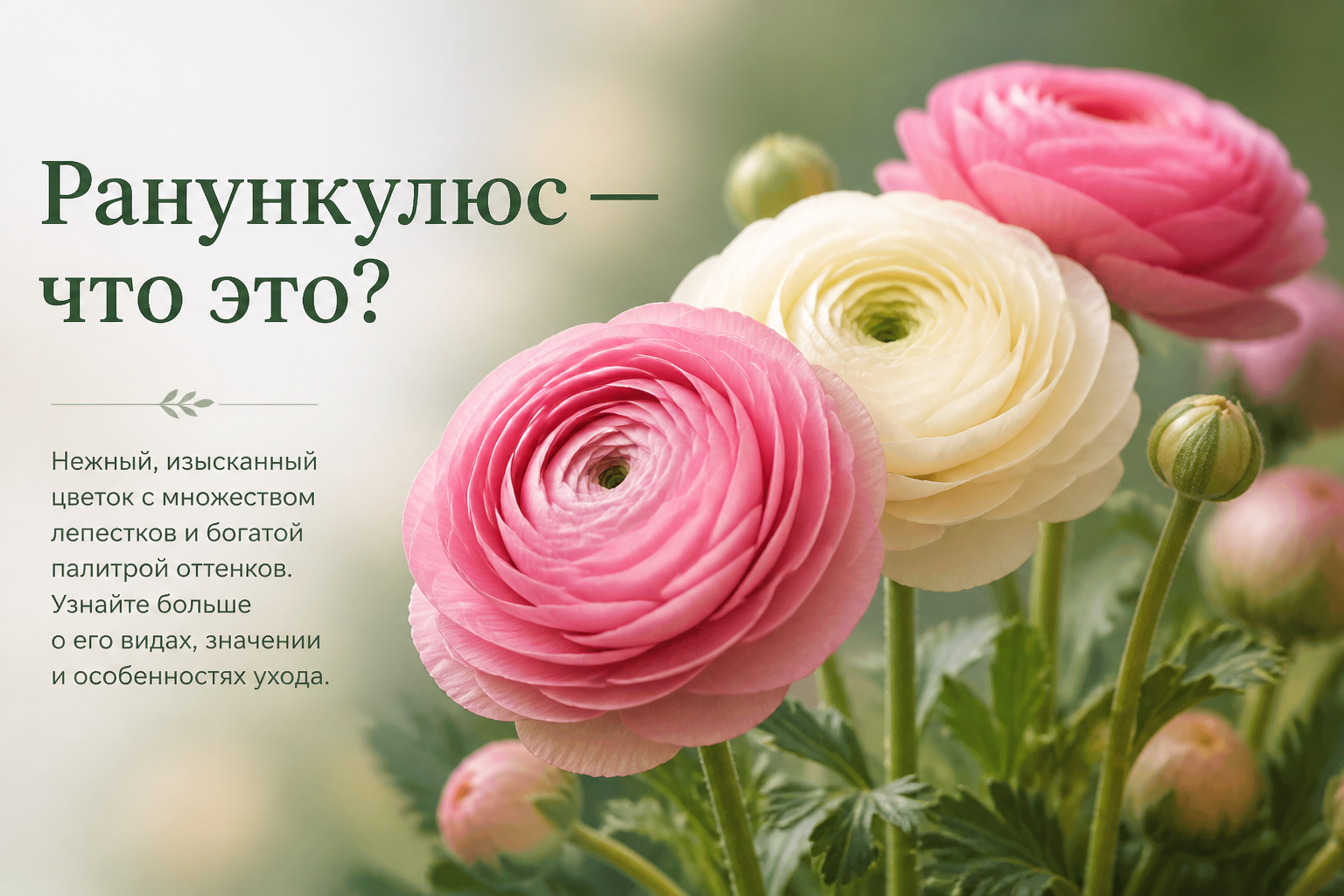 ранункулюс это — иллюстрация к статье «ранункулюс это»