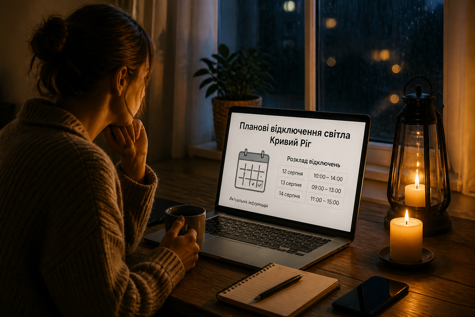 Где смотреть расписание плановых отключений — иллюстрация к статье «отключение света кривой рог»