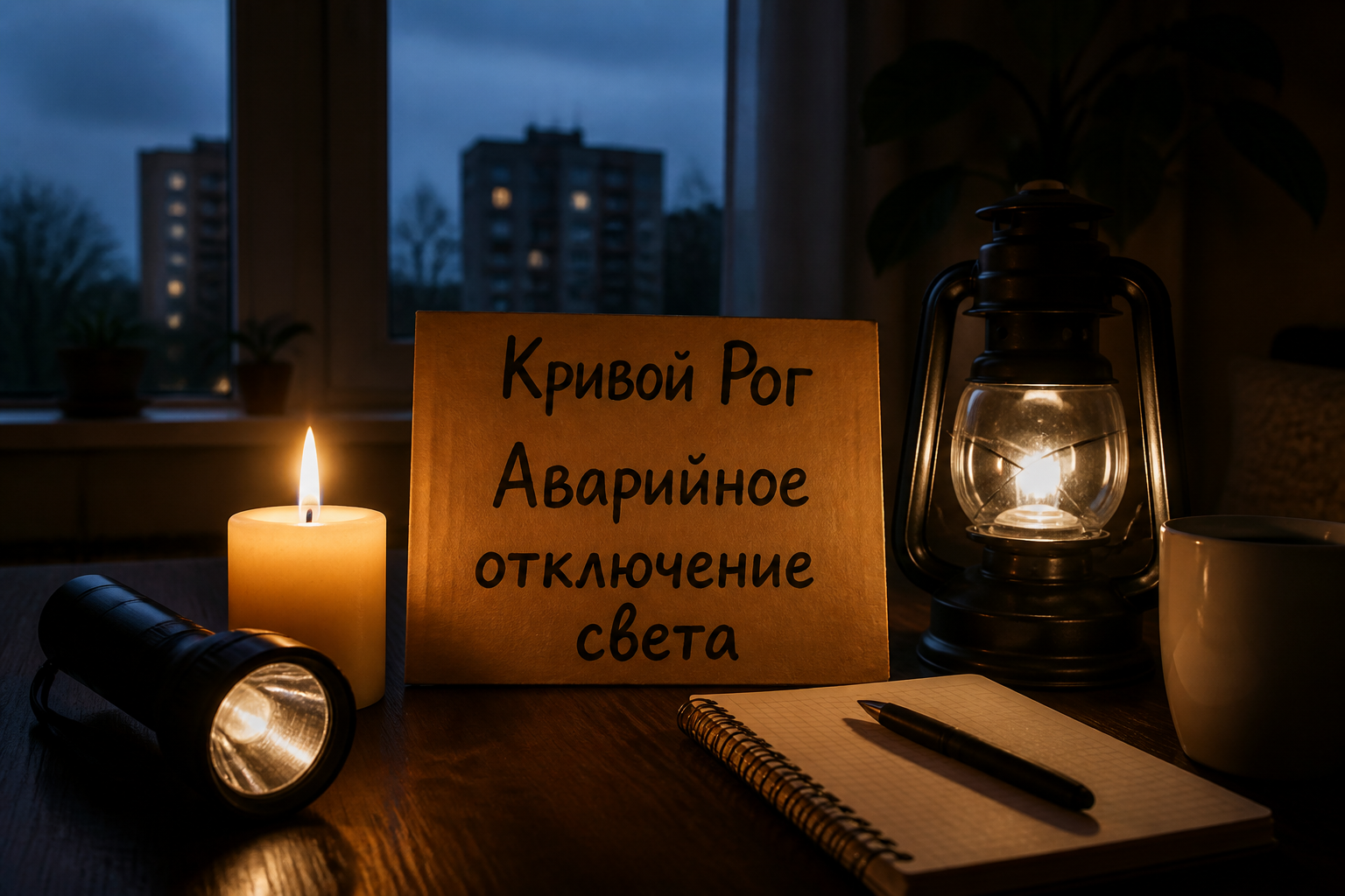 Аварийные отключения: куда звонить и чего ждать — иллюстрация к статье «отключение света кривой рог»
