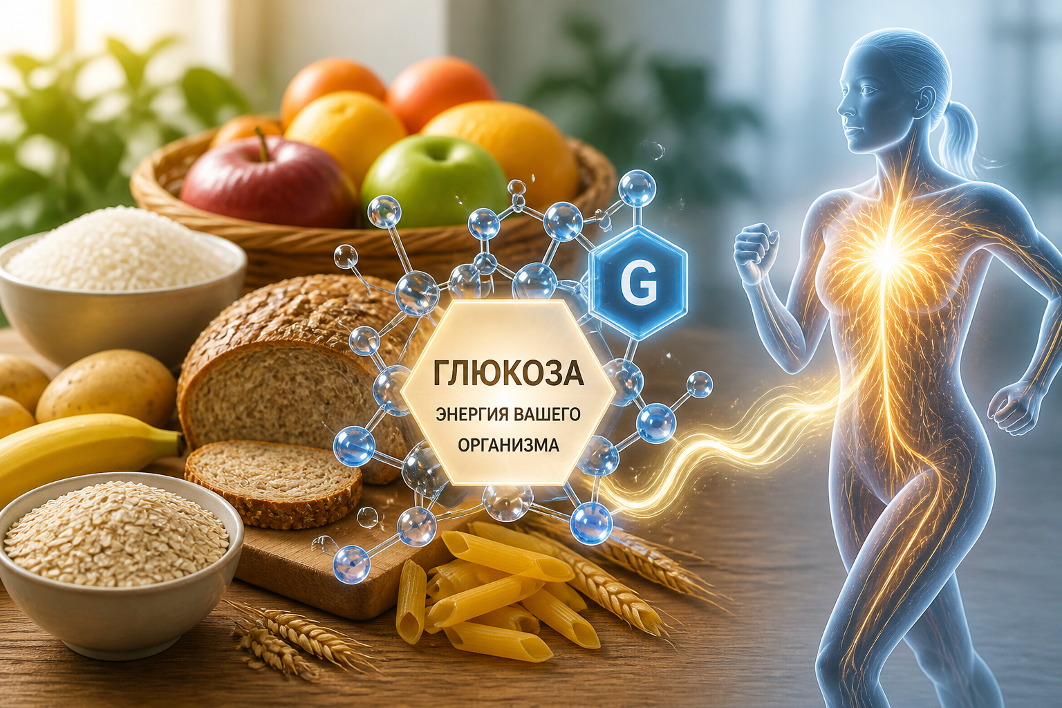 Что такое глюкоза и откуда она берётся — иллюстрация к статье «глюкоза энергия вашего организма»