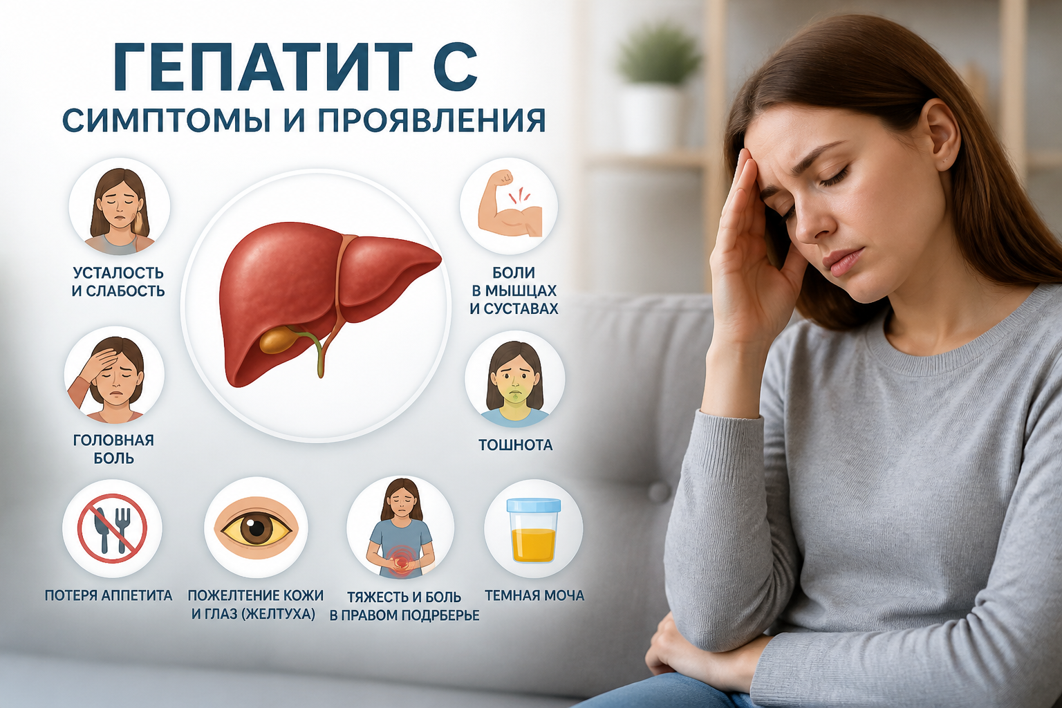 гепатит с симптомы и проявления — иллюстрация к статье «гепатит с симптомы и проявления»