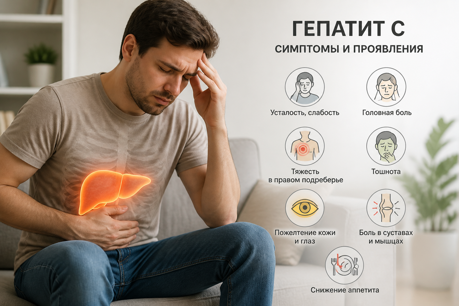 гепатит с симптомы и проявления — иллюстрация к статье «гепатит с симптомы и проявления»