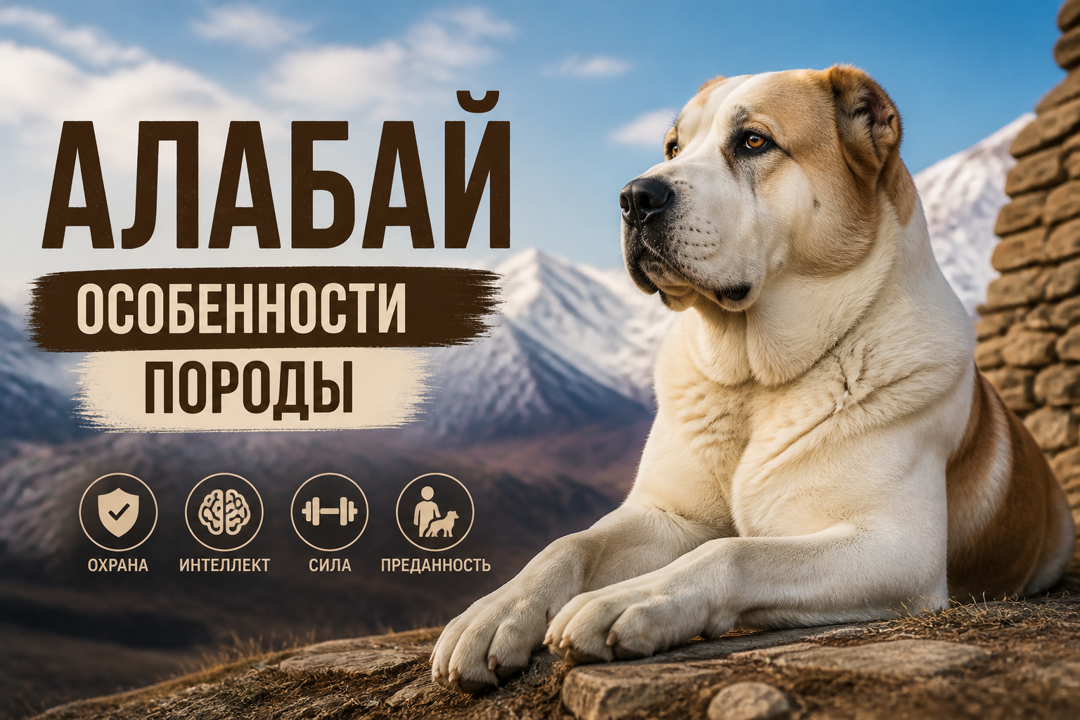 Алабай: особенности породы, характер и содержание