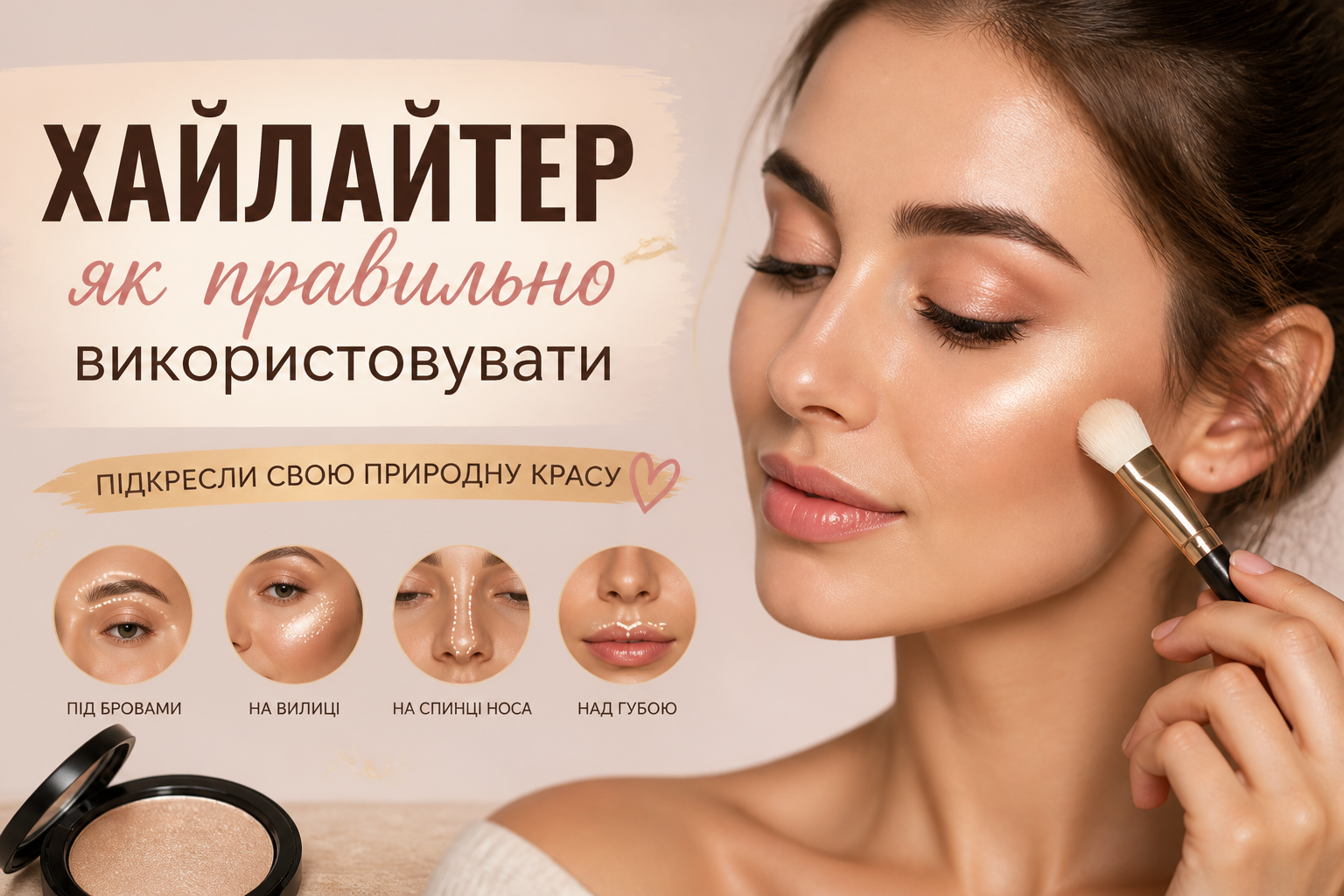 Хайлайтер: як правильно використовувати — техніка та поради