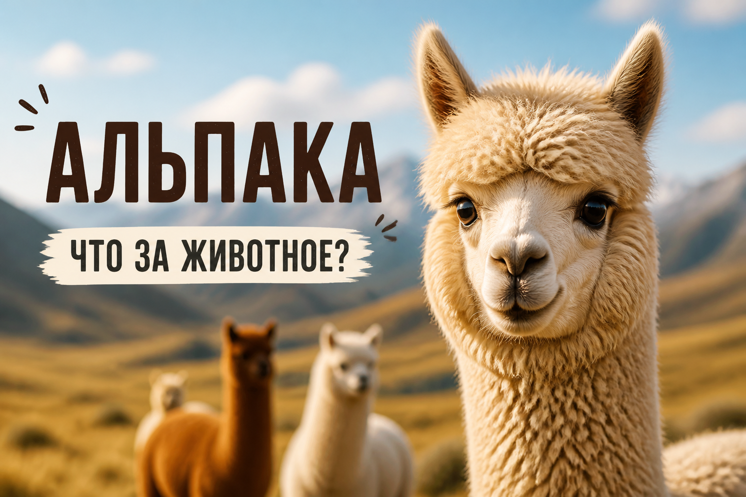 Альпака: что за животное, как выглядит и чем отличается от ламы